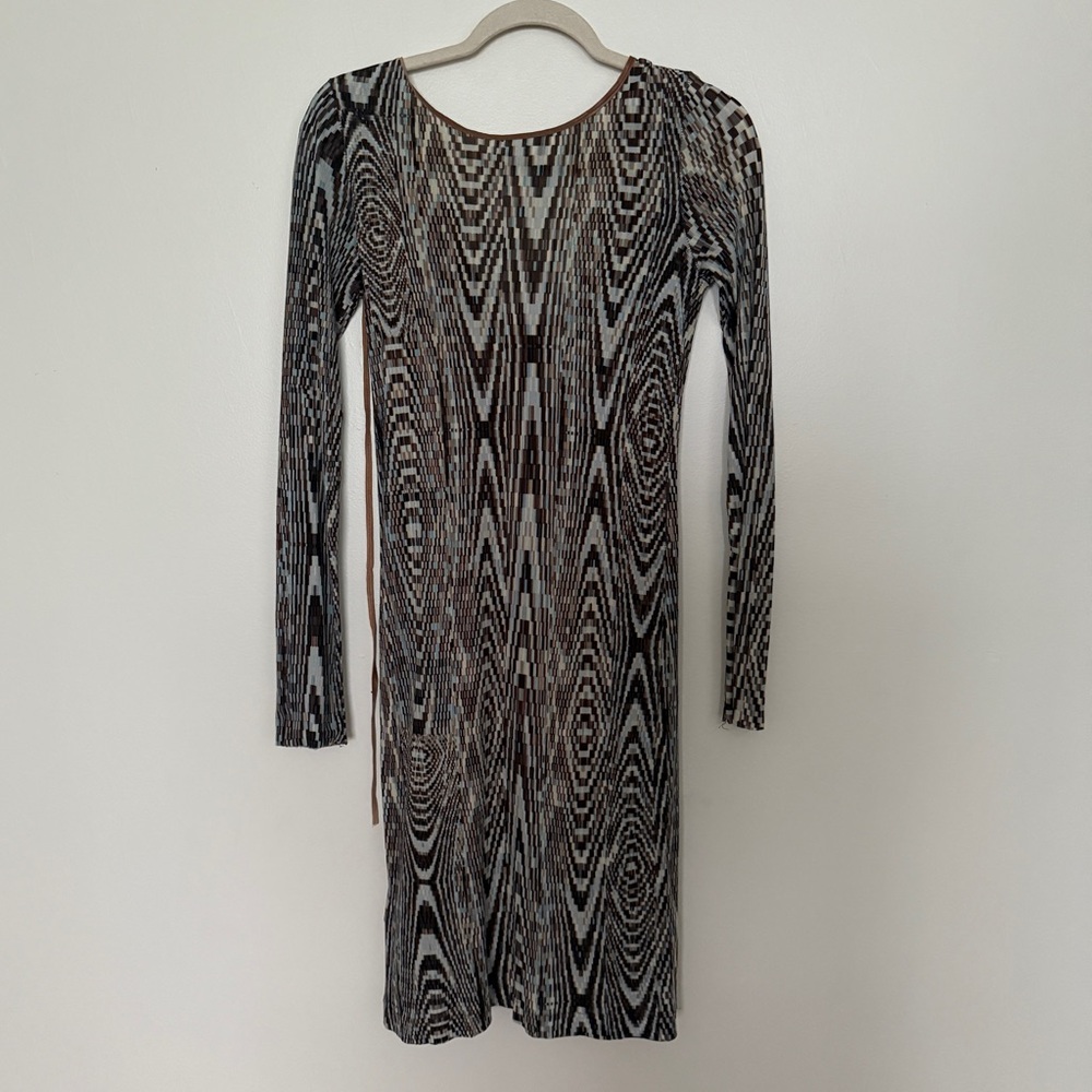 Rozae Nichols Graphic bodycon Midi Dress